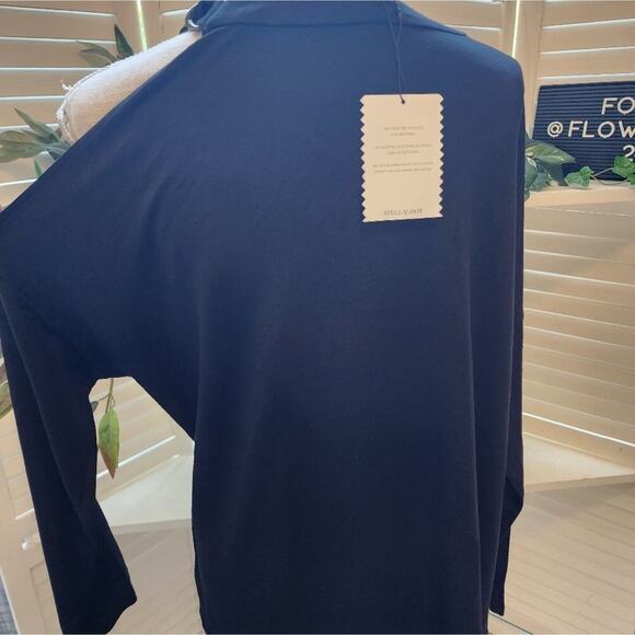 STELLA & DOT NEW BUCKLE UP COLD SHOULDER BLOUSE SIZE XXL - Picture 7 of 12